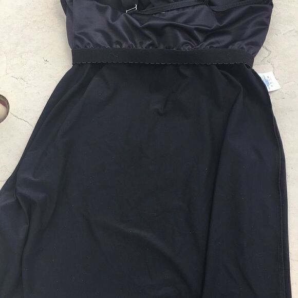 Land’s End Tankini top bathing suit Modest underwire swim dress black Various - Picture 4 of 4